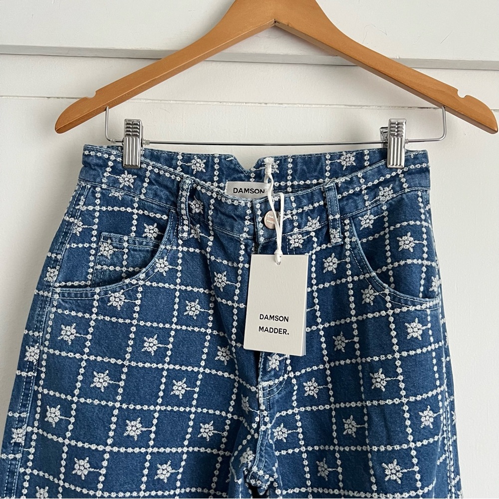 Damson Madder Drew Broderie Jeans - Picture 2 of 7